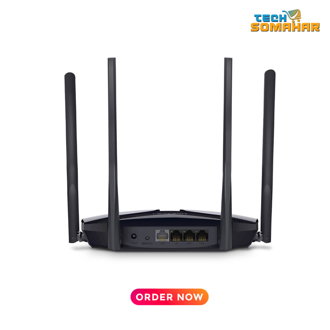 Mercusys MR80X v2.20 AX3000 Dual-Band Wi-Fi 6 Gigabit Router - Image 3