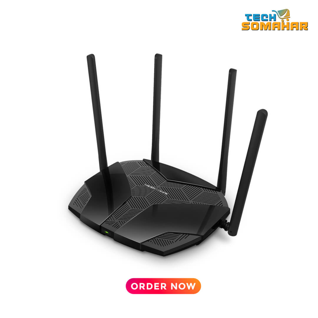 Mercusys MR80X v2.20 AX3000 Dual-Band Wi-Fi 6 Gigabit Router