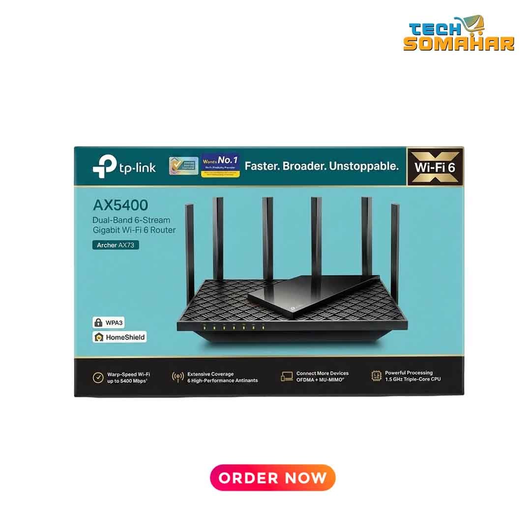 TP-Link Archer AX73 v2.0 AX5400 Gigabit Wi-Fi 6 Router