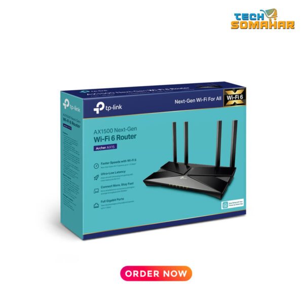 TP-Link Archer AX15 Dual Band Gigabit WiFi 6 Router - Image 4