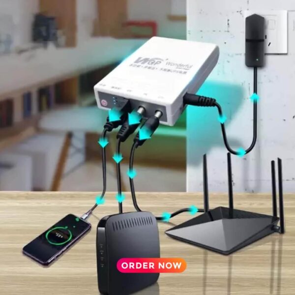 WGP 10400mAh 5V 9V 12V Mini DC UPS for Router - Image 3