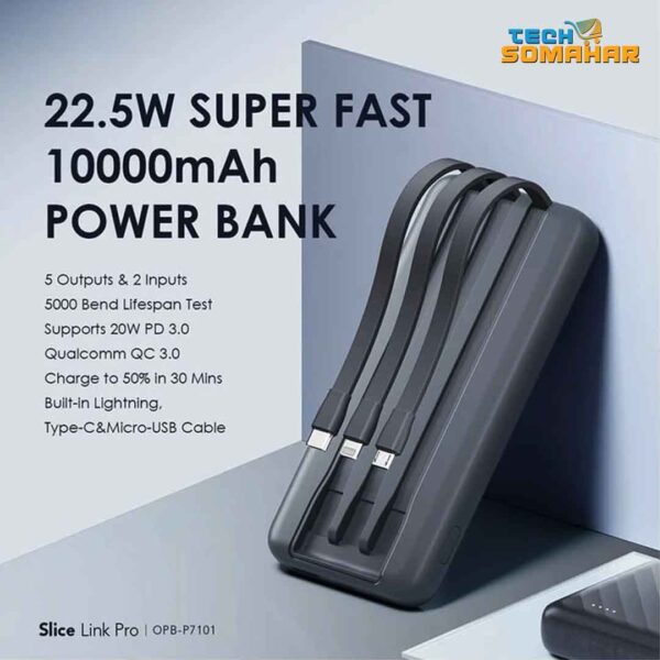 Oraimo Slice Link Pro 10000mAh 22.5W Power Bank - Image 2