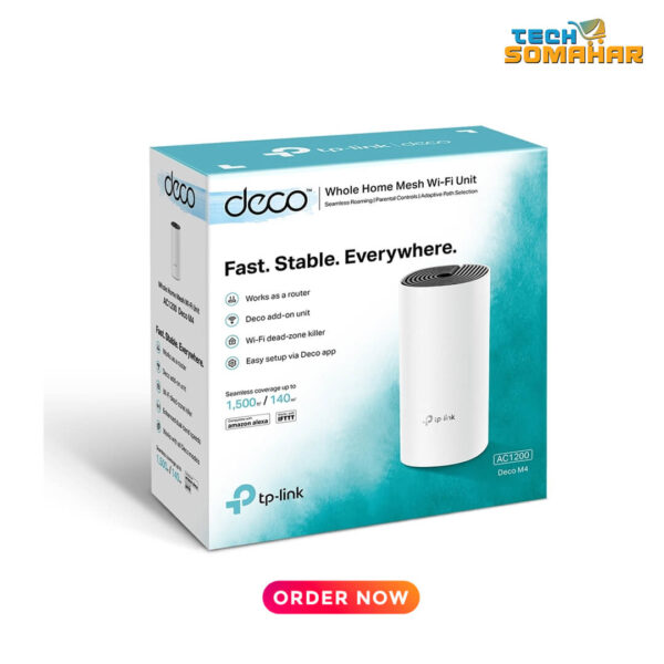 TP-Link Deco M4 AC1200 Dual-Band Mesh Router (1 Pack)