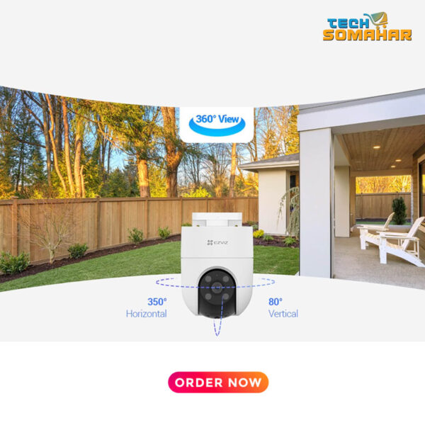 EZVIZ CS-H8c Pro 3MP 2K Pan & Tilt Wi-Fi IP Camera - Image 4
