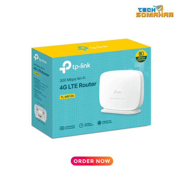 TP-Link TL-MR105 300Mbps 4G LTE Router - Image 4