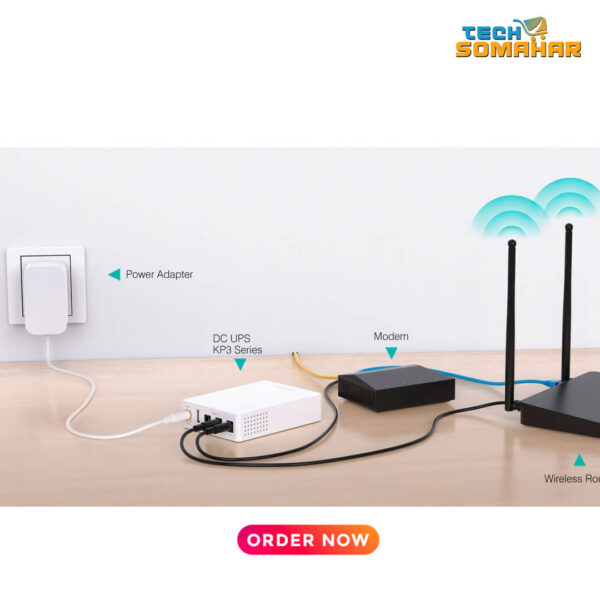 MARSRIVA KP3 10000mAh Smart Mini DC UPS for Router - Image 3