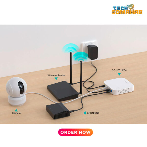 MARSRIVA KP4 10000mAh Smart Mini DC UPS for Router - Image 4