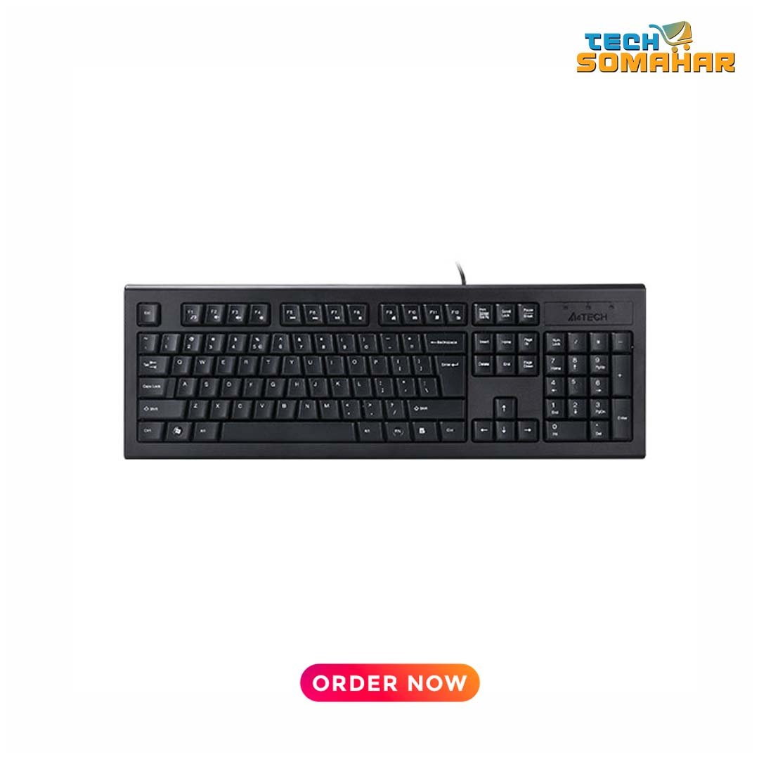 A4TECH KRS-82 Wired Multimedia Keyboard With Bangla - Image 2