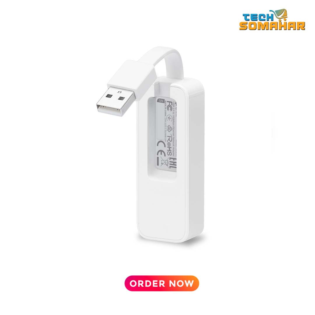 TP-Link UE200 USB 2.0 to 100Mbps Ethernet Network Adapter - Image 2