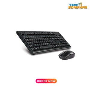 A4TECH 3000N V-TRACK 2.4G Wireless BANGLA Keyboard
