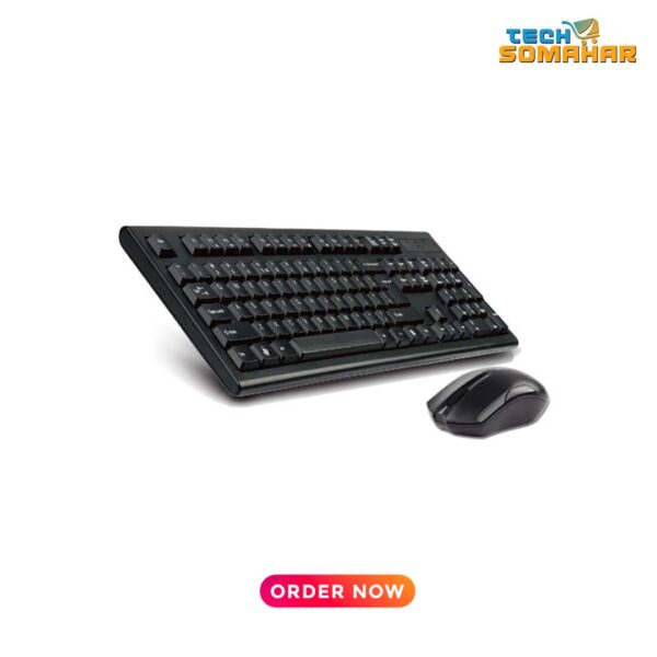 A4TECH 3000N V-TRACK 2.4G Wireless BANGLA Keyboard