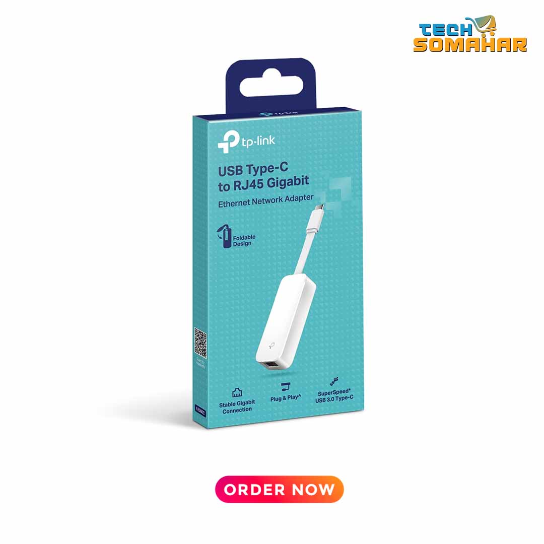 TP-Link UE300C USB Type-C to RJ45 Gigabit Ethernet Network Adapter - Image 2