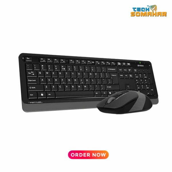 A4TECH FG1010 Wireless Keyboard Mouse Combo with Bangla - Image 2