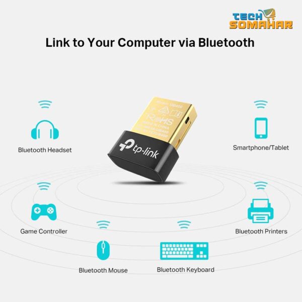 TP-Link UB400 Bluetooth 4.0 Nano USB Adapter - Image 2
