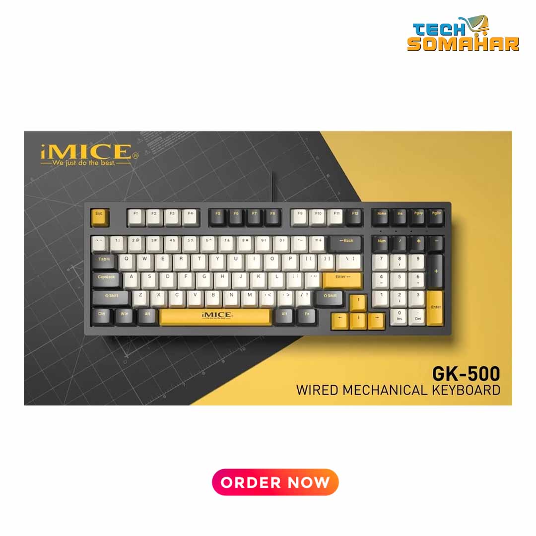 iMICE GK-500 Wired Gaming Mechanical Keyboard - Image 2