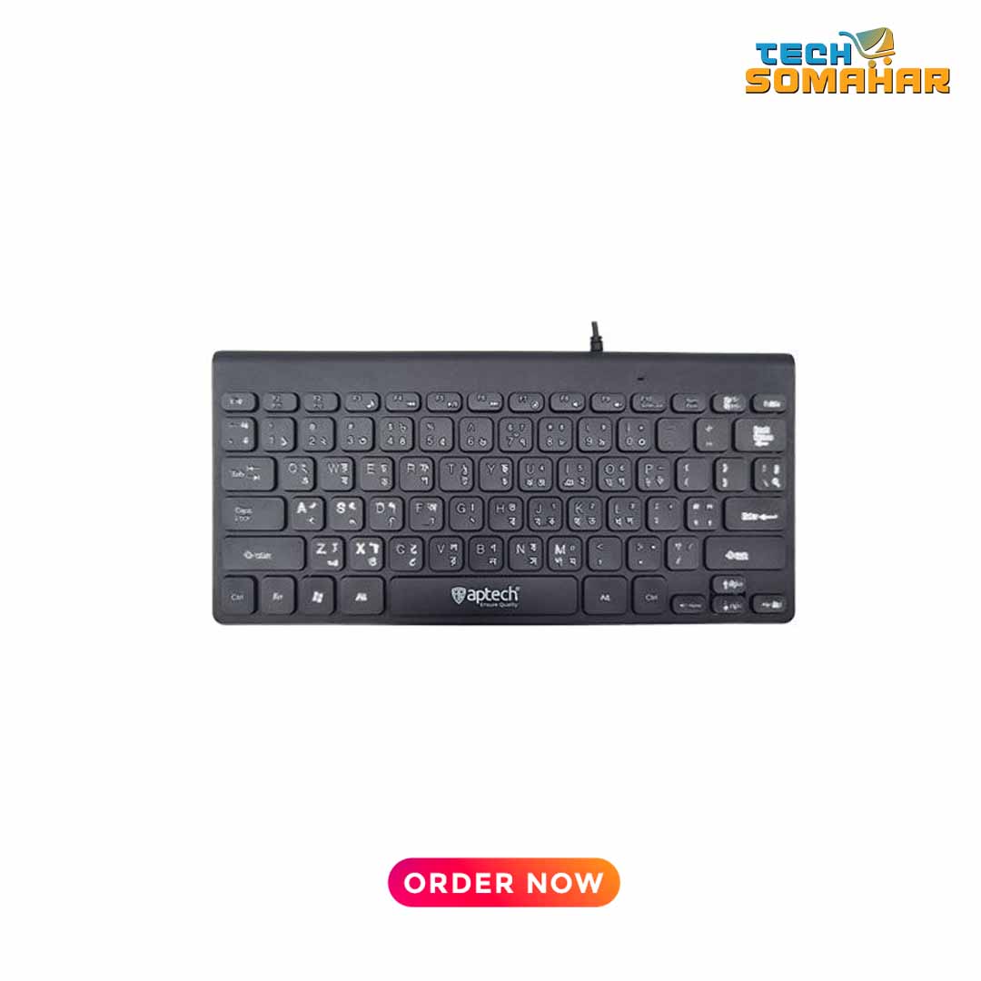 Aptech P274 Mini Wired Keyboard