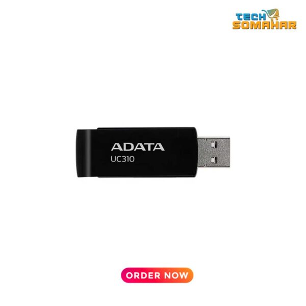 ADATA UC310 Black USB 3.2 Pen Drive - Image 2
