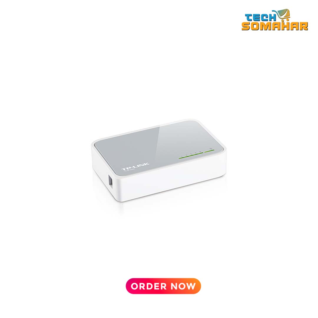 TP-Link TL-SF1005D 5-Port Non Gigabit Desktop Switch - Image 2
