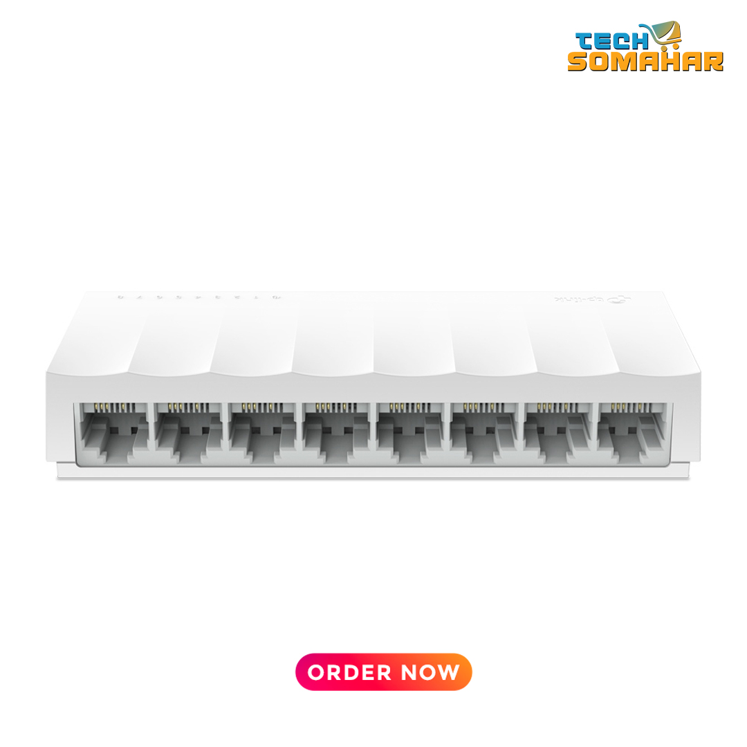 TP-Link LS1008 8-Port Non Gigabit Desktop Switch
