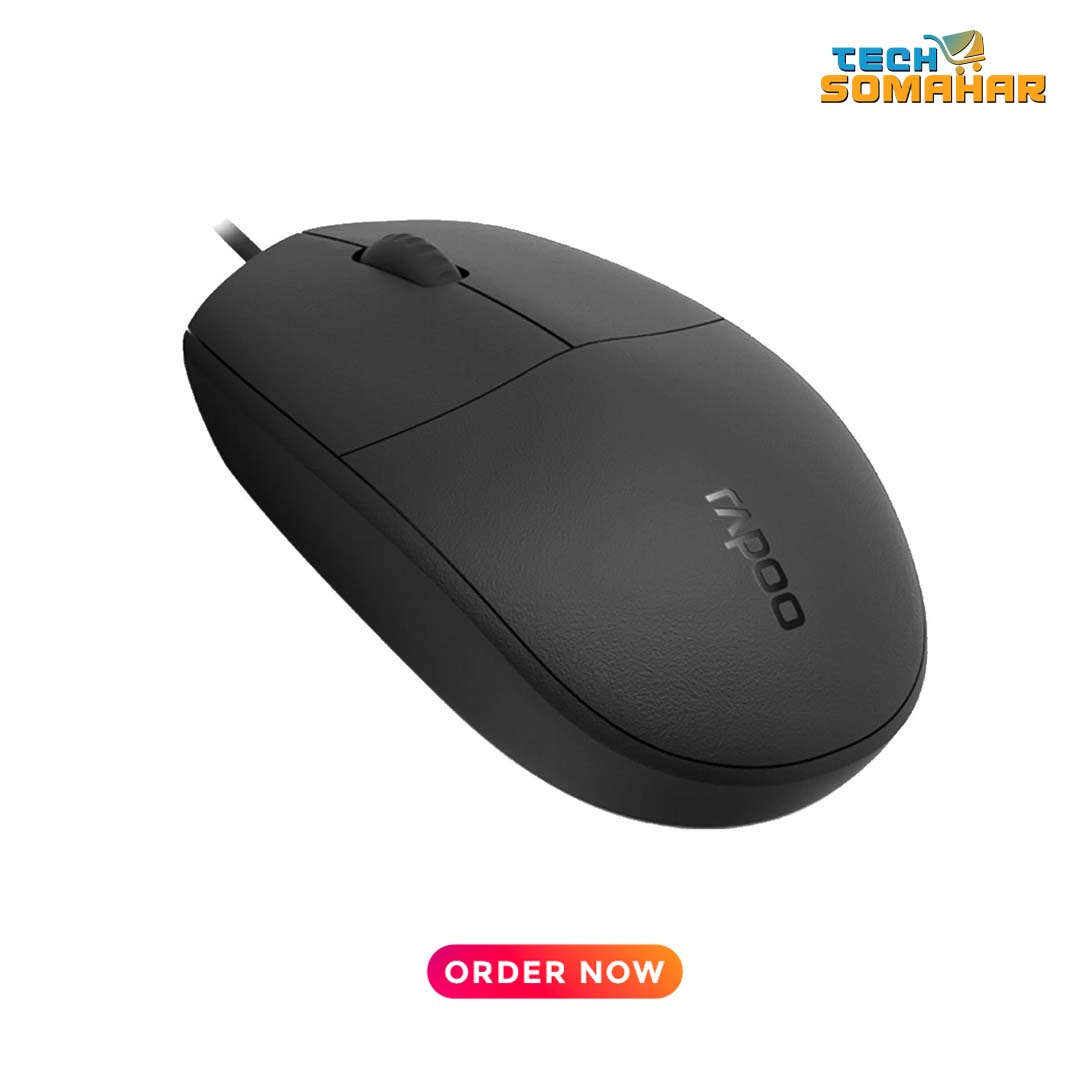 Rapoo N100 Wired Optical Mouse - Image 2