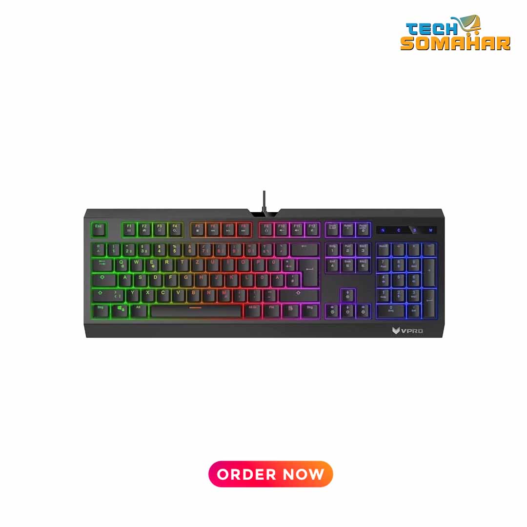 Rapoo V50S Wired Gaming Keyboard - Image 4