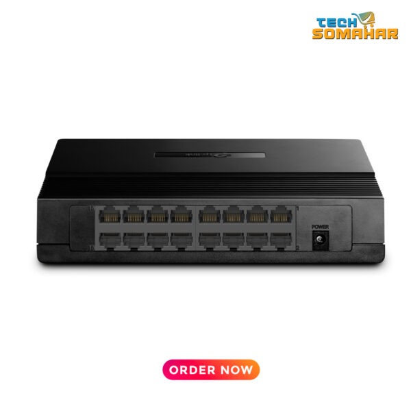 TP-Link SF1016D 16-Port Non Gigabit Plastic Body Switch - Image 3