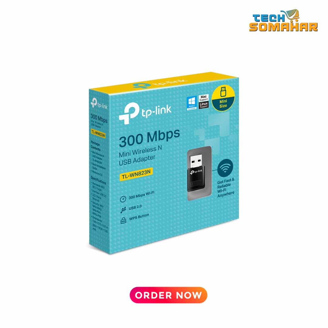 TP-Link TL-WN823N 300Mbps Mini Wireless N USB WiFi Adapter - Image 2