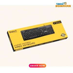 Aptech P720M Comfort Multimedia Wired Keyboard