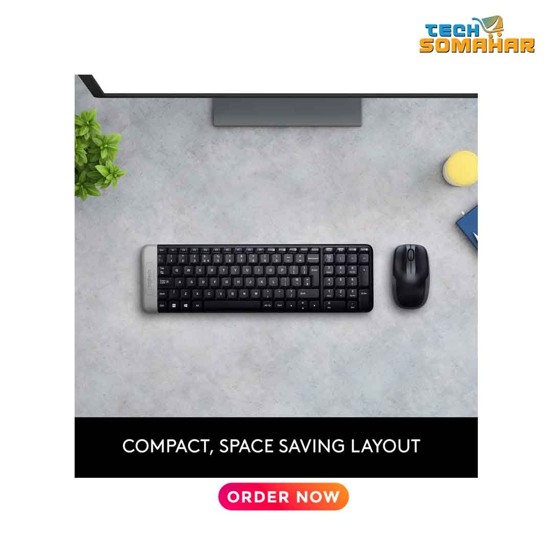 Logitech MK215 Wireless Keyboard & Mouse Combo - Image 3
