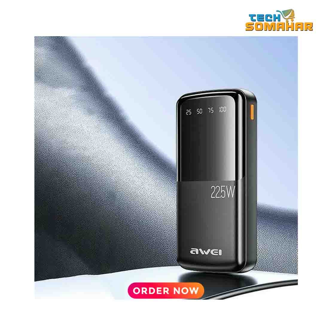Awei P13K 20,000mAh 22.5W Fast Charging Power Bank - Image 2