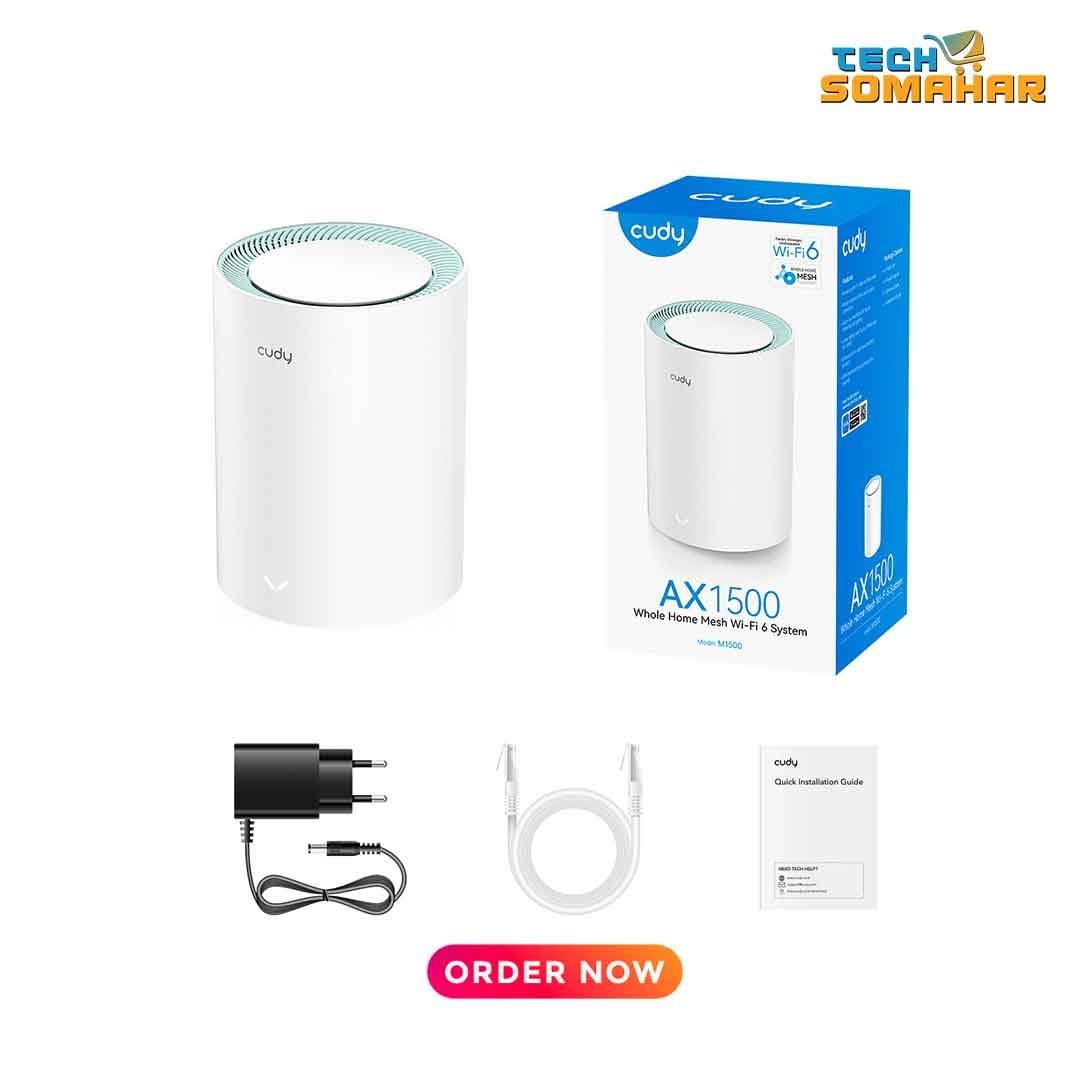 Cudy M1500 AX1500 Mesh WiFi 6 Mesh Router (1 Pack) - Image 2