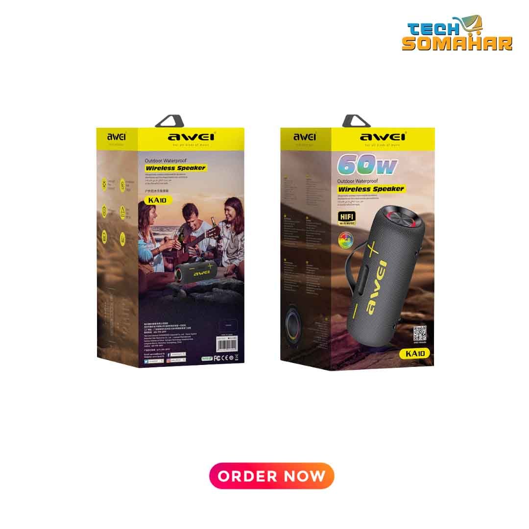 Awei KA10 60W Wireless RGB Outdoor Speaker - Image 2