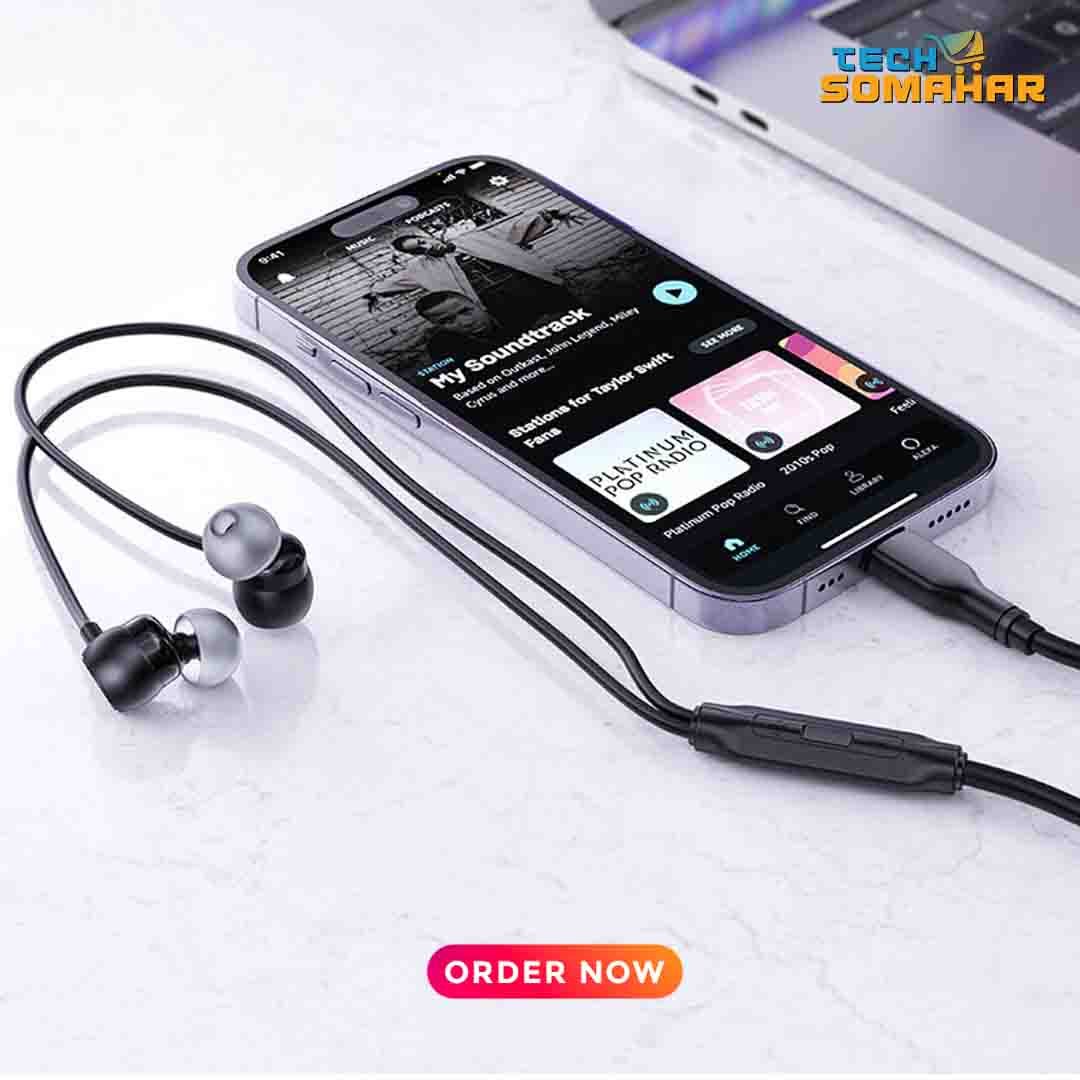 ACEFAST L8 Type-C Wired Earphones with Mic - Image 2