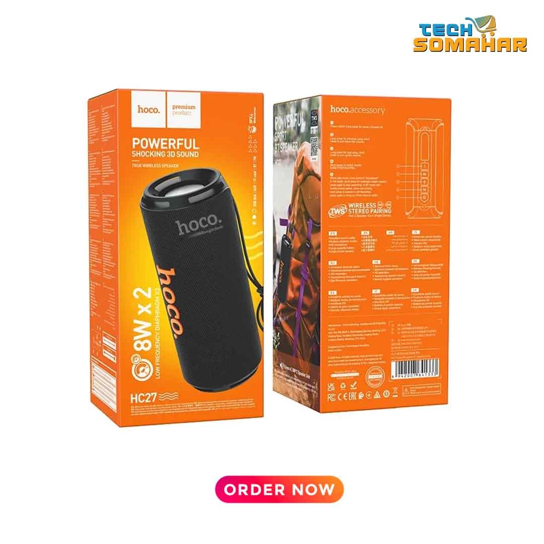 Hoco HC27 16W 3D Sound Wireless Speaker - Image 2