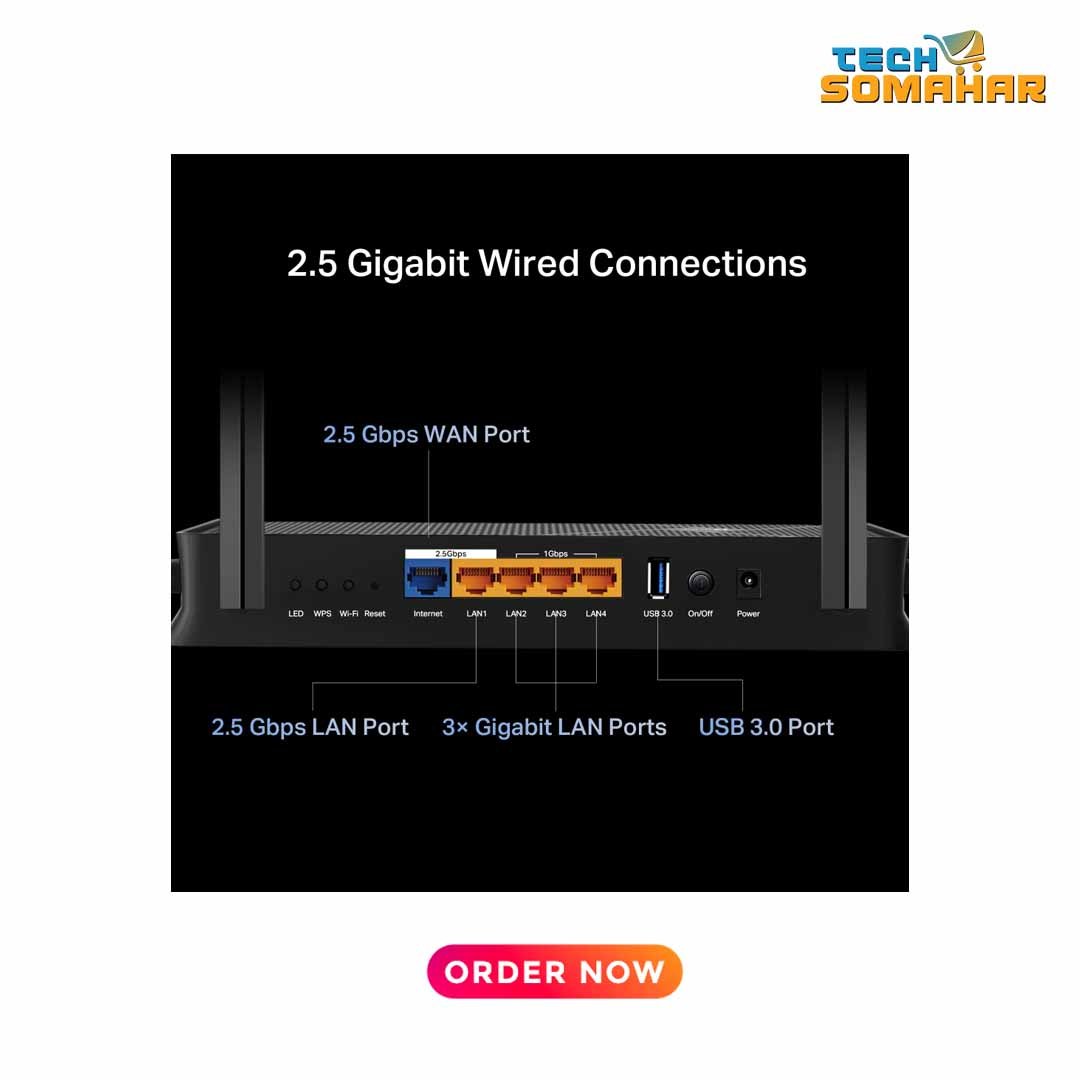 Tp Link Archer BE230 V2.0 Wi-Fi 7 Router With USB Port - Image 4