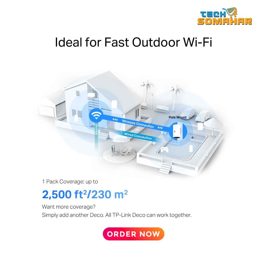 TP-Link Deco X50 Outdoor V1.0 AX3000 Mesh Router (1 Pack) - Image 2