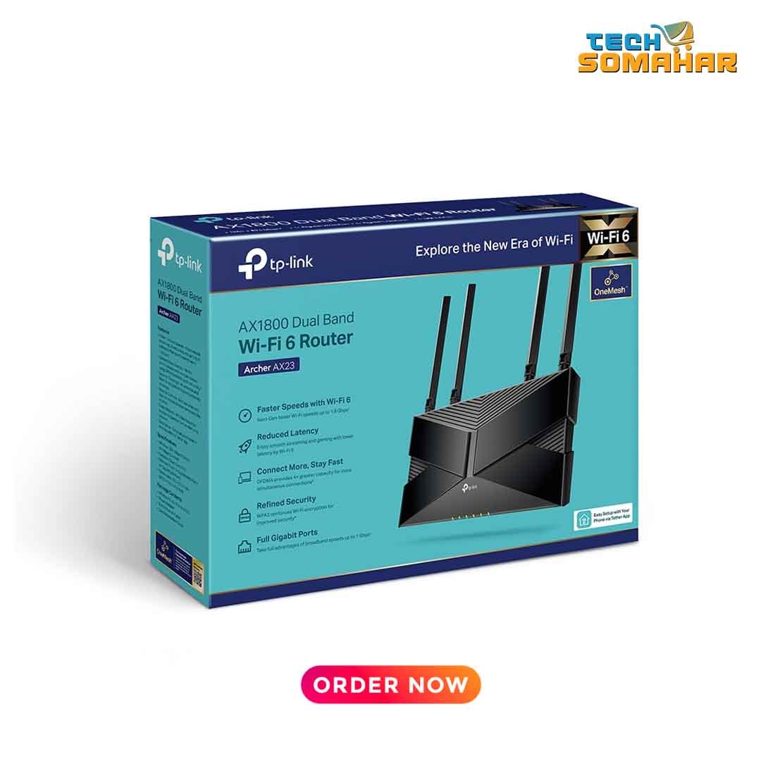 TP-Link Archer AX23 V2.0 AX1800 Gigabit WiFi 6 Router - Image 4