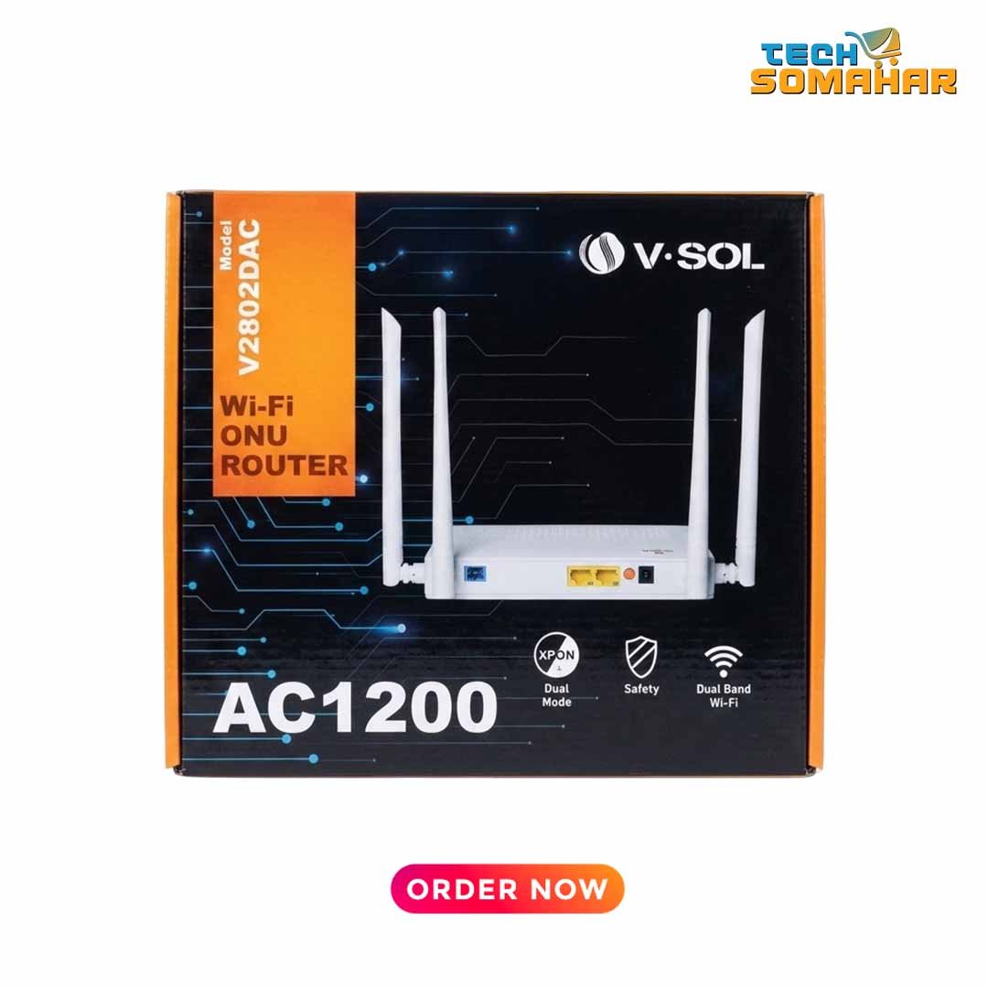 V-SOL V2802DAC AC1200 XPON ONU-Router