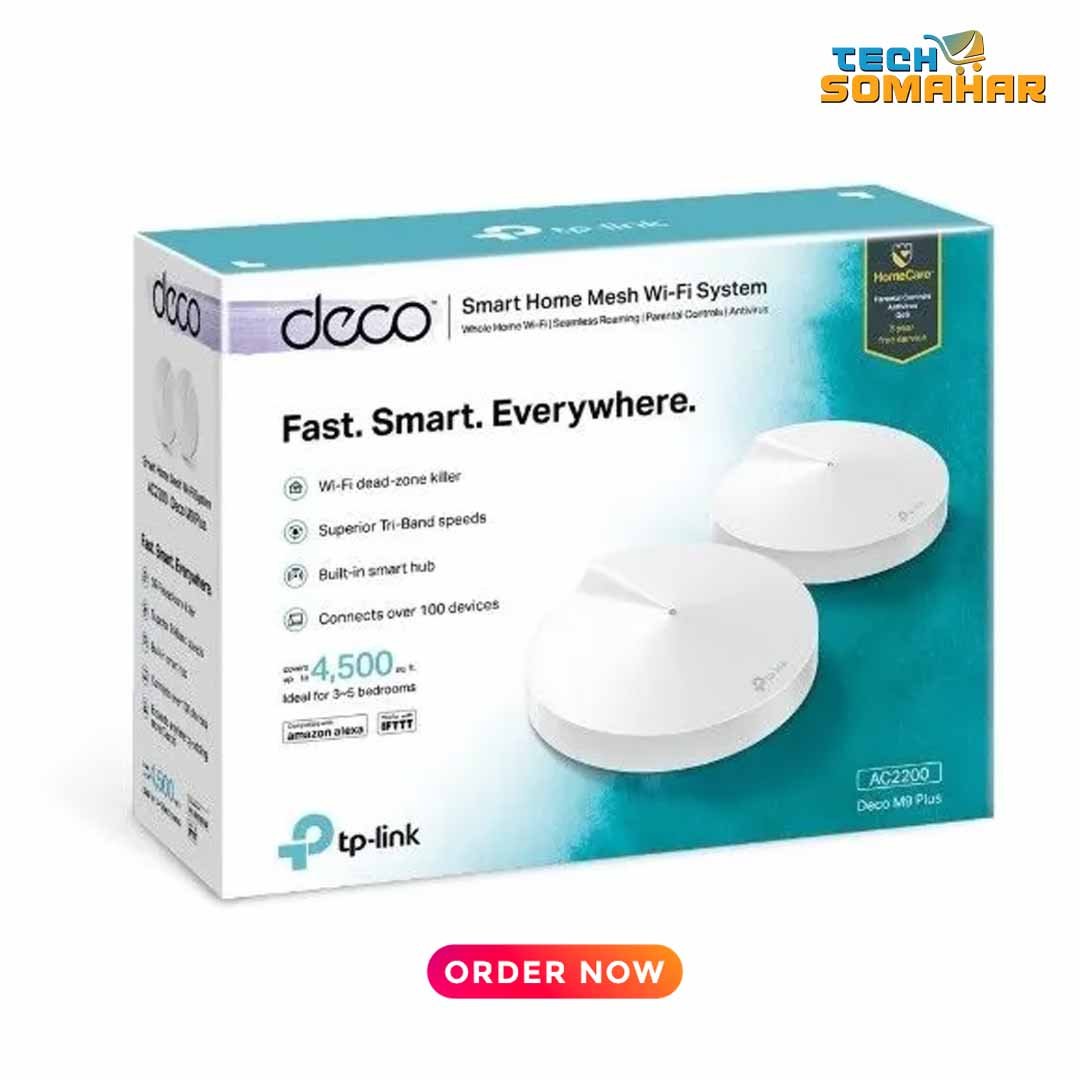 TP-Link Deco M5 AC1300 v3.20 Mesh Gigabit Wi-Fi Router (2 Pack)