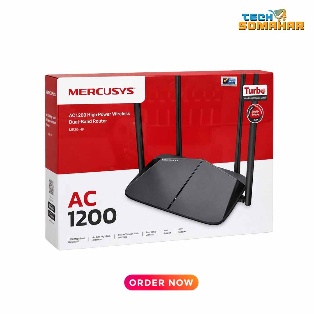 Mercusys MR39-HP v1.0 AC1200 High Power Router
