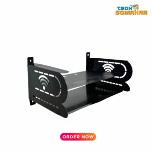 Wall Mount Metal Wireless Wifi Router Stand
