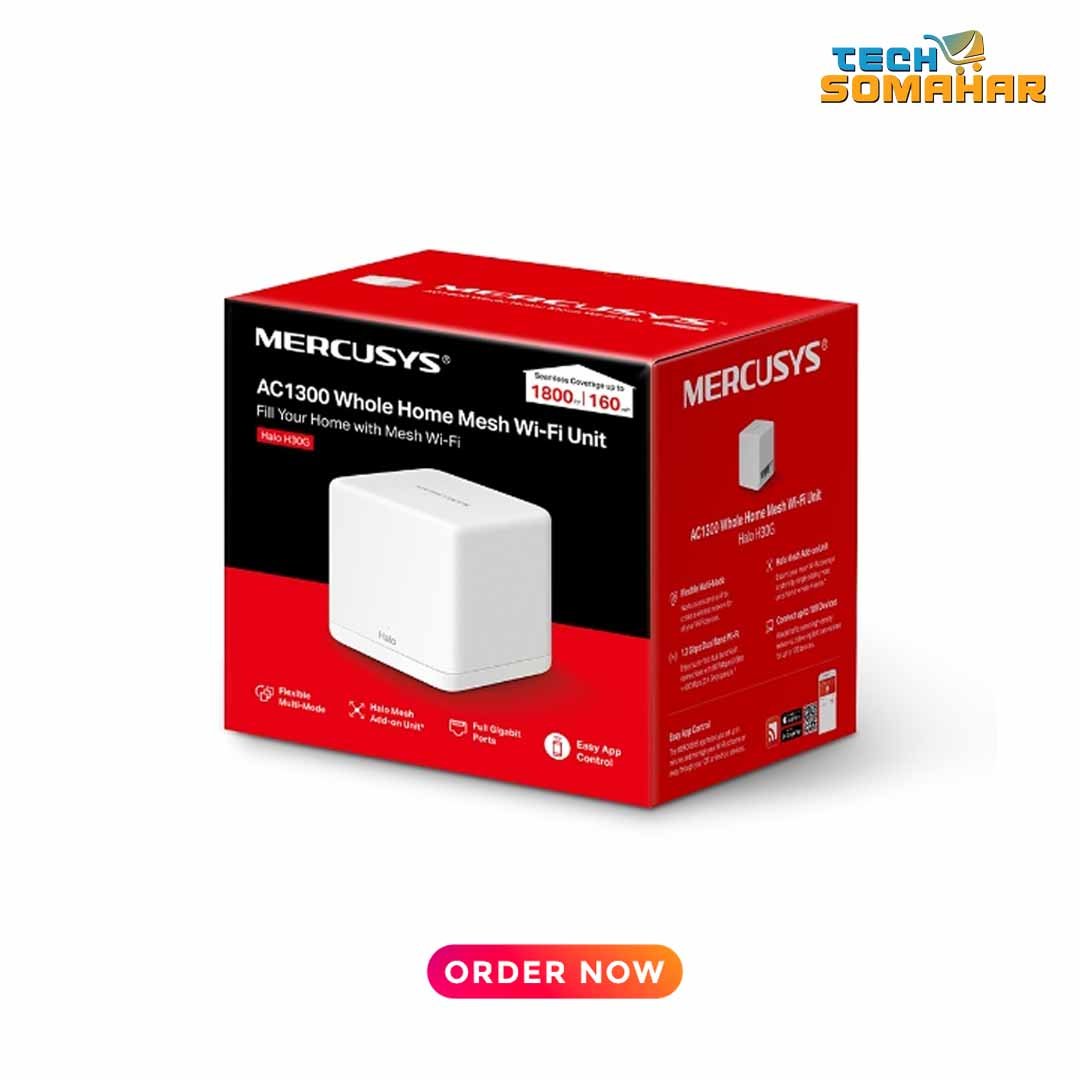 Mercusys Halo H30G V1.0 AC1300 Gigabit Mesh Router (1 Pack)