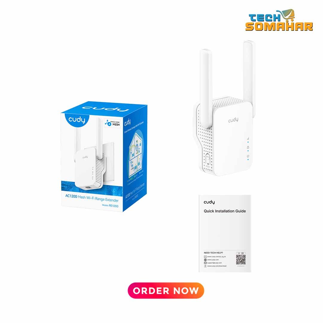 Cudy RE1200 AC1200 Dual Band WiFi Range Extender - Image 4