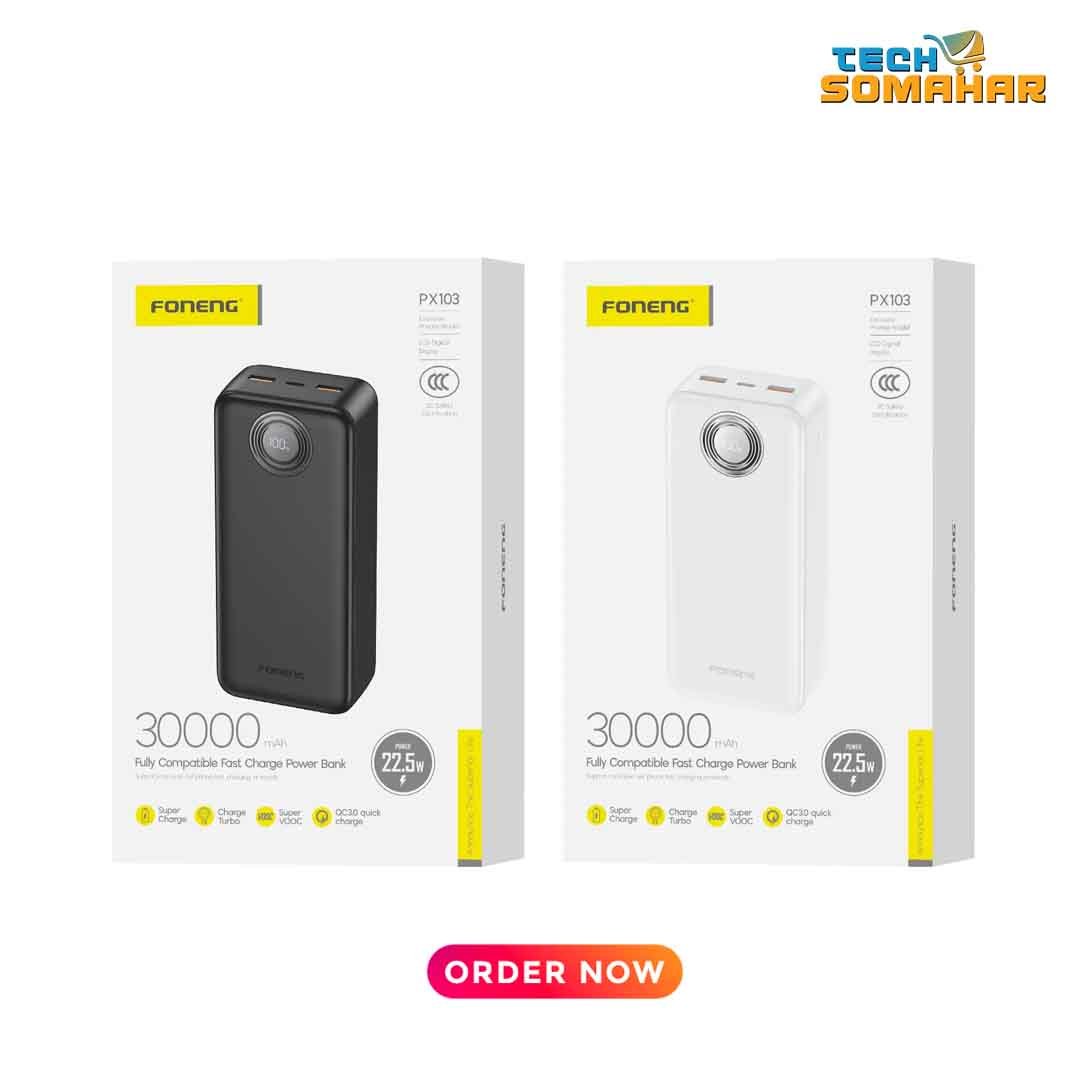 Foneng PX103 30000mAh 22.5W Power Bank - Image 2