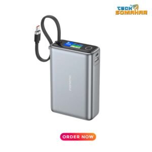 Foneng PX132 20000mAh 65W Power Bank With Built-in Cable